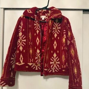 Cozy Sherpa Fleece Jacket – Women’s Size Medium